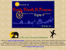 Tablet Screenshot of familyfriendsfirearms.com